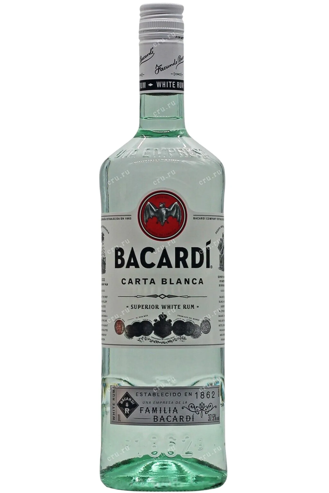 Фото — Ром Bacardi Carta Blanca  1 л