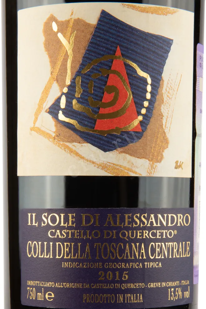 Этикетка вина Кастелло ди Куерчето Иль Соле Ди Алессандро 0,75
