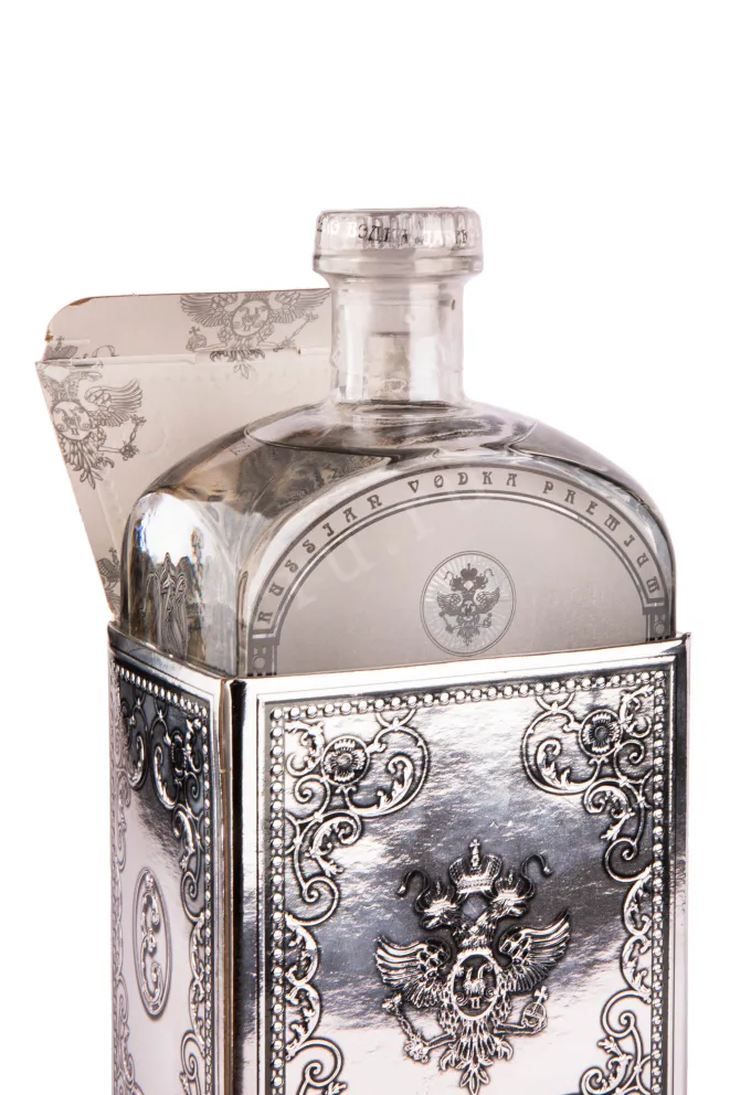 Бутылка водки Tsarskoe Selo Ladoga with gift box 0.7 в подарочной упаковке