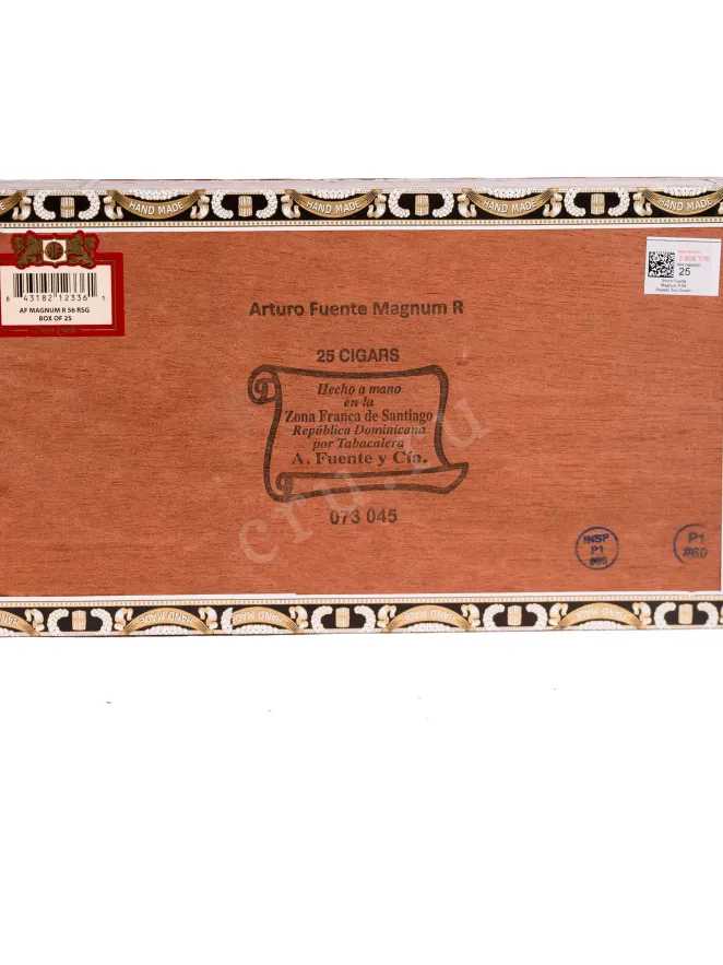 Контрэтикетка Arturo Fuente Rosado Sungrown