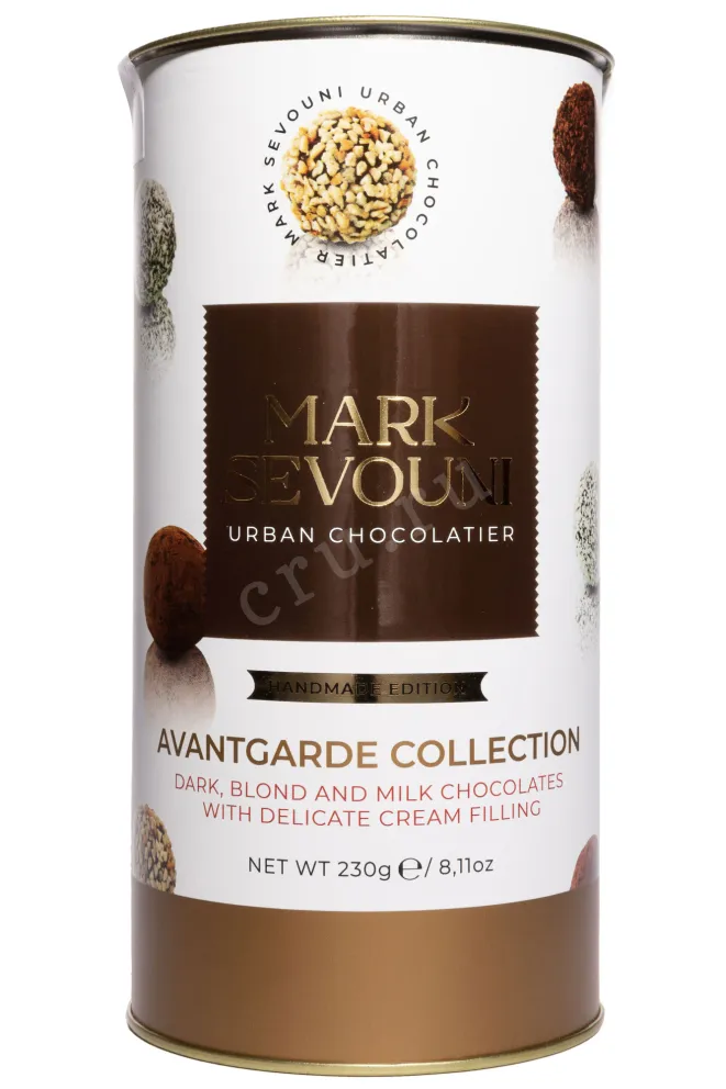 Конфеты Марк Севуни Авангард Темный Белый Молочный Шоколад с Кремовой Начинкой в тубе 230 г