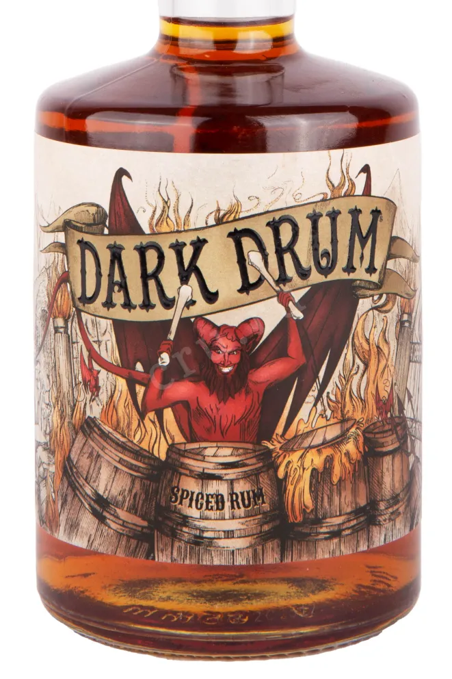 Этикетка рома Дарк Драм Спейсед  0.7