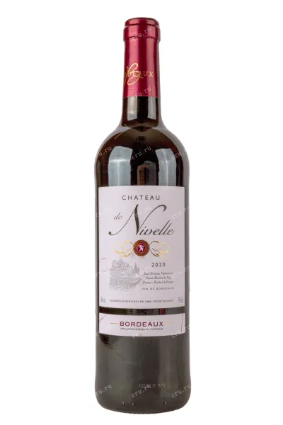 Вино Chateau de Nivelle Bordeaux  2020 0.75 л