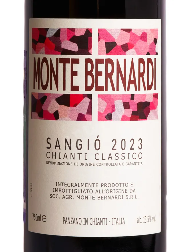 Вино Monte Bernardi Sangio Chianti Classico 2023 0.75 л