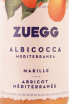 Этикетка Zuegg ACE albicocca 0.2 л