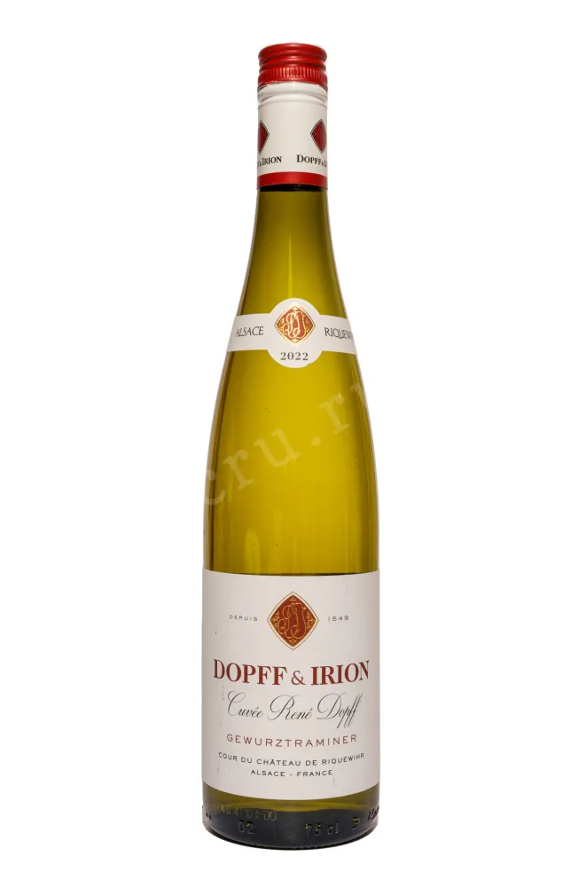 Вино Cuvee Rene Dopff Gewurztraminer Tradition Alsace AOC 2022 0.75 л
