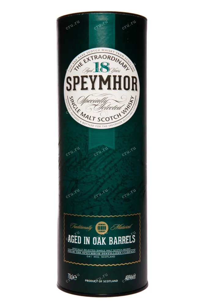 В тубе Speymhor 18 years in tube 0.7 л