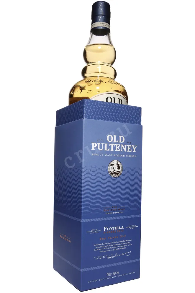 В подарочной коробке Old Pulteney Flotilla Vintage in gift box 2012 0.7 л