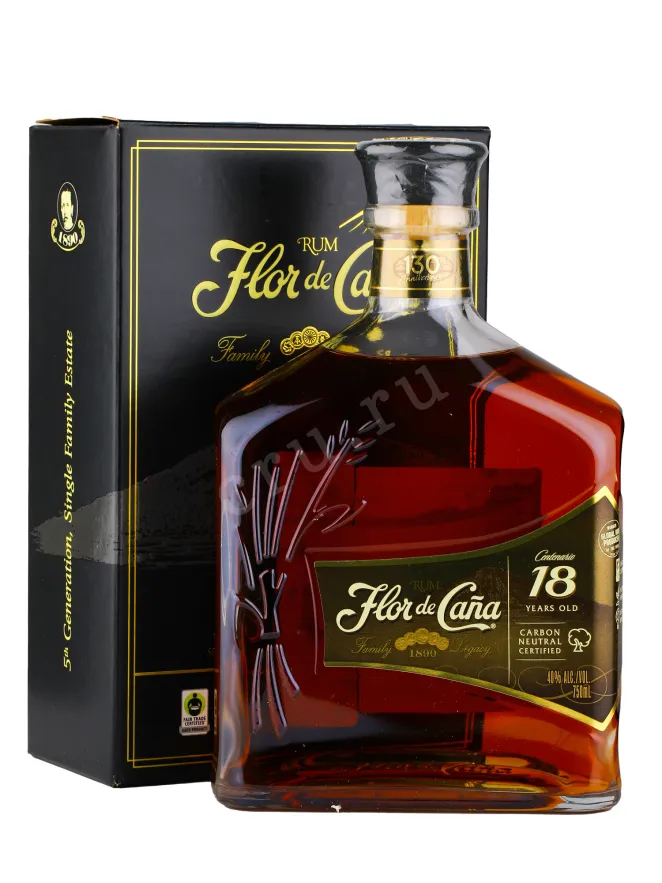 Ром Flor de Cana Centenario 18 years  0.75 л