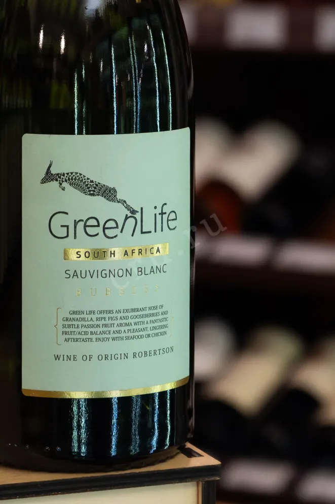 В магазине Крю Профи GreenLife Sauvignon Blanc Bubbles White Extra Brut 2024 0.75 л