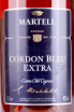 Этикетка Martell Cordon Bleu with gift box 0.7 л