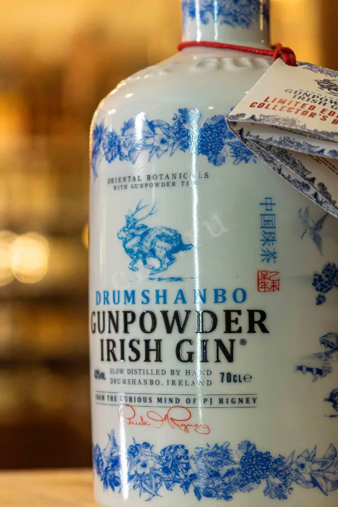 В магазине Крю Профи Drumshanbo Gunpowder Irish Gin in ceramic bottle 0.7 л