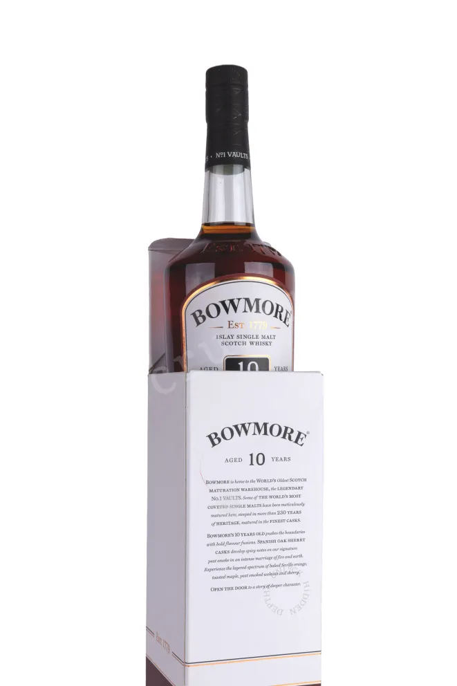 В подарочной коробке Bowmore aged 10 years  1 л