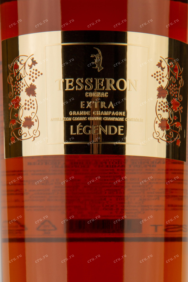 Этикетка Tesseron Extra Legend 0.7 л