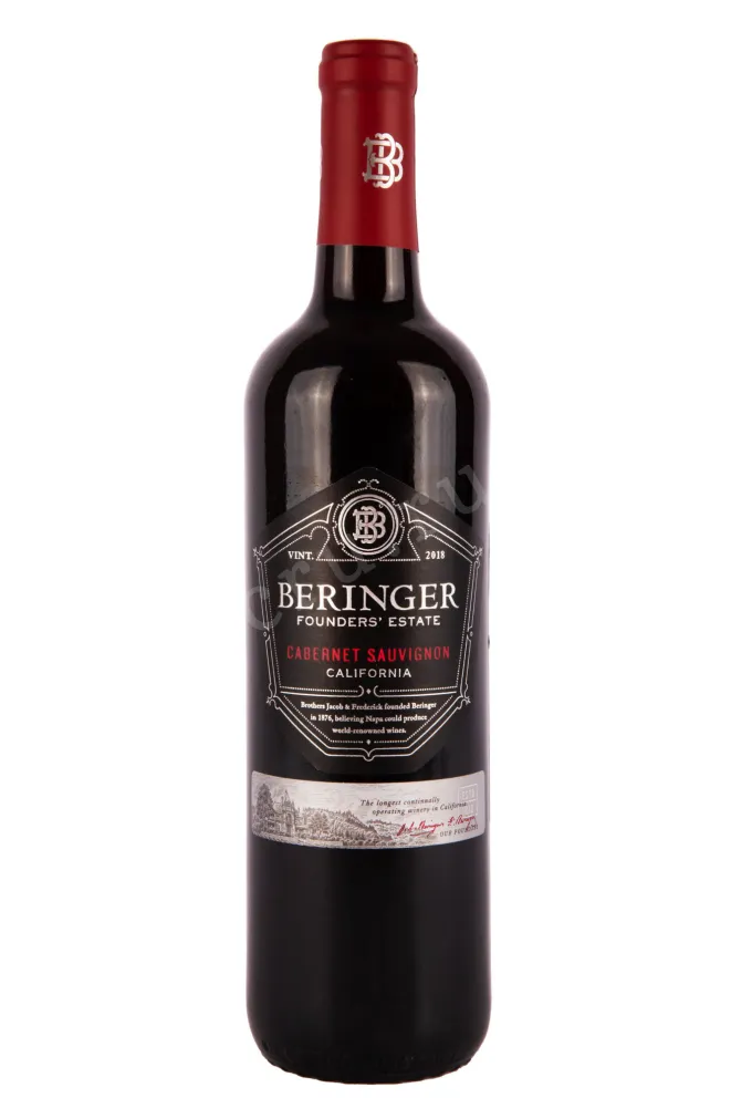 Вино Beringer Founders Estate Cabernet Sauvignon 2018 0.75 л