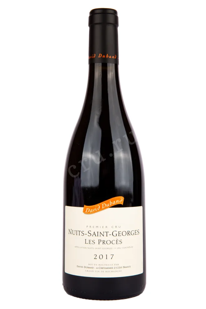 Вино Nuits-Saint-Georges Premier Cru Les Proces David Duband 2018 0.75 л