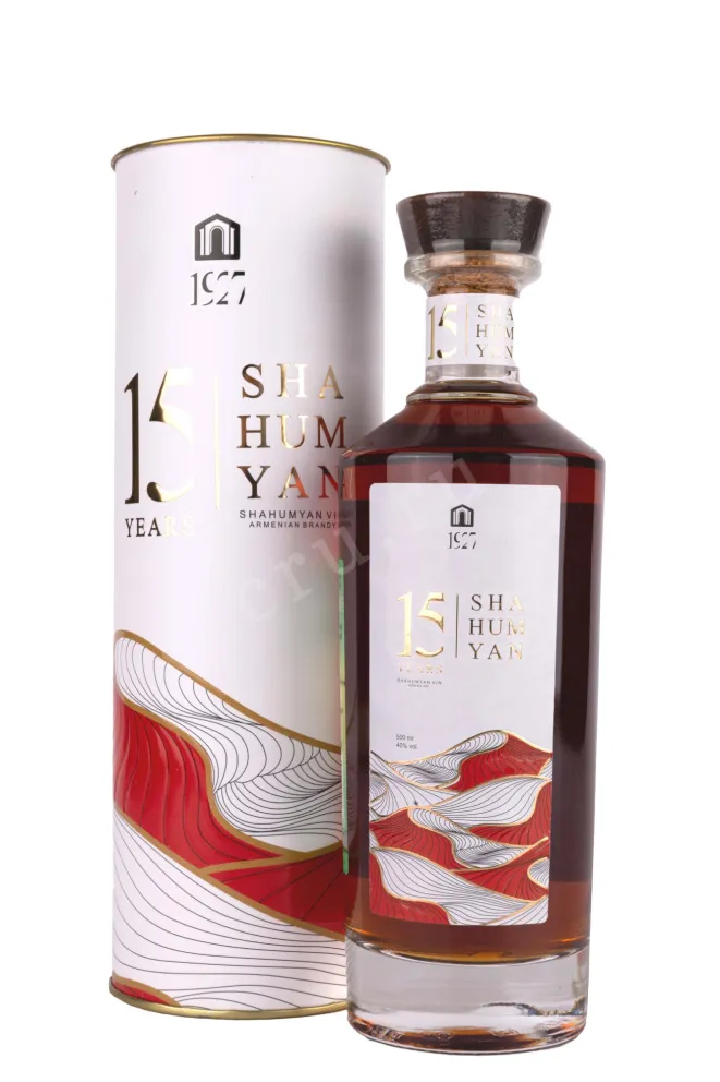 Коньяк Шаумян Левел 15 лет в тубе   0.5 л