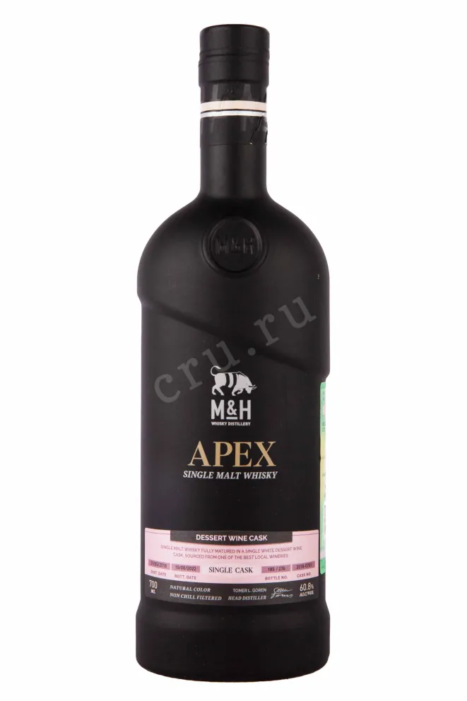 Бутылка M & H Apex Single Cask Desert Wine Cask 3 years in gift box 0.7 л
