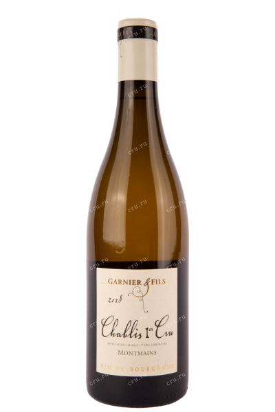 Вино Domaine Garnier & Fils Chablis Premier Cru Montmains 2020 0.75 л