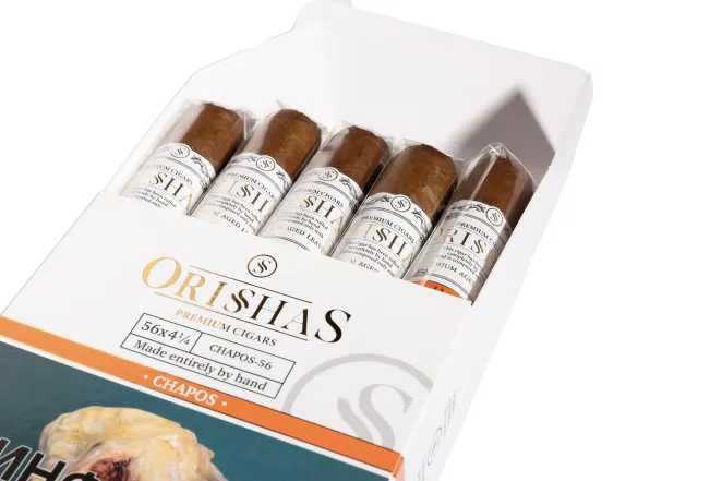 Коробка с сигарами Orishas Chapos 56 0 л