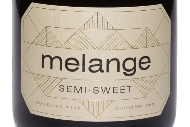 Этикетка Melange Semi Sweet 2025 0.75 л