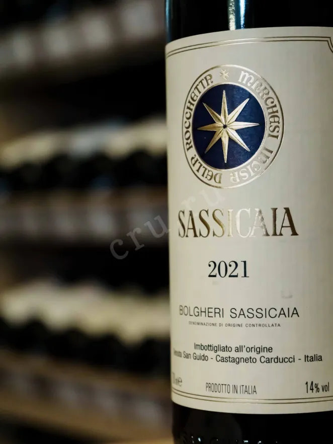 В магазине Крю Профи Sassicaia Bolgheri 2021 0.75 л