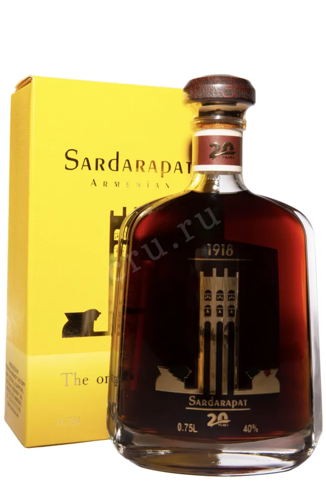 Коньяк Сардарапат ХО 20 лет в подарочной упаковке  0.75 л