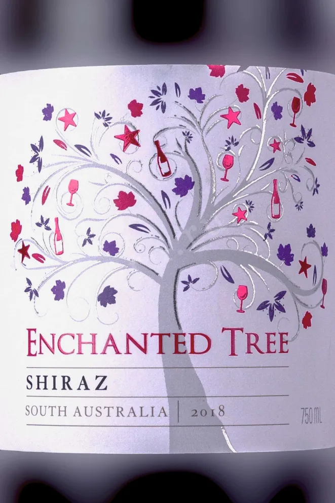 Этикетка  Enchanted Tree Shiraz 2018 0.75 л