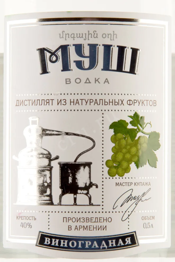 Этикетка Mush Grape 0.5 л