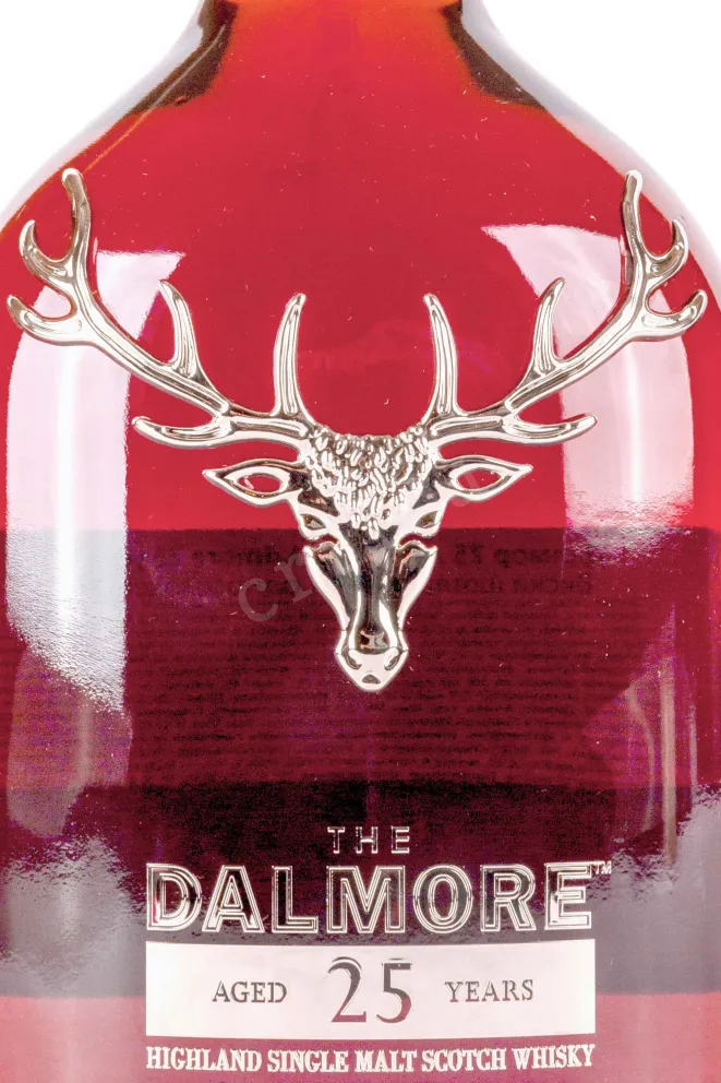 Этикетка Dalmore 25 years old in gift box 0.7 л