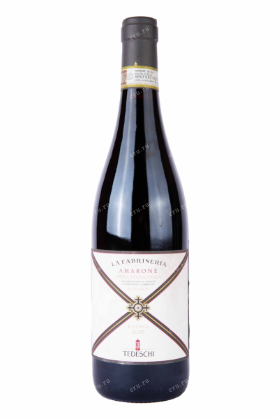 Вино Tedeschi La Fabriseria Amarone della Valpolicella Classico Riserva 2015 0.75 л