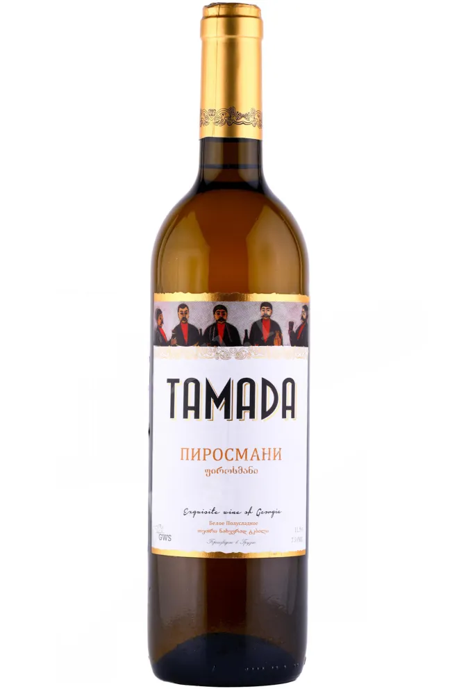 Вино Tamada Pirosmani White 2020 0.75 л