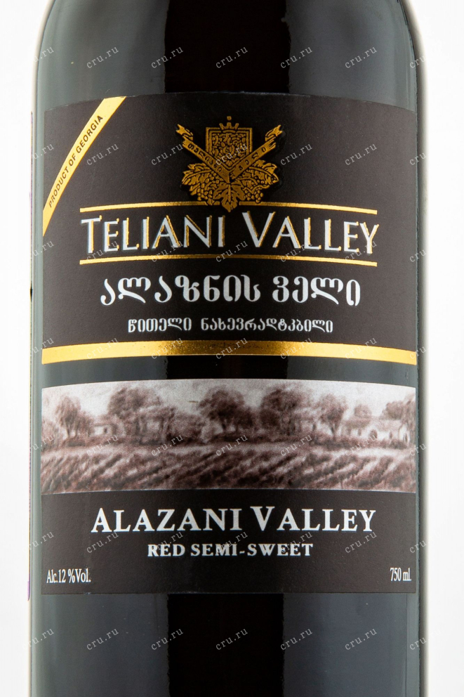 Вино Teliani Valley Alazani Valley Red Semi-Sweet 0.75 л