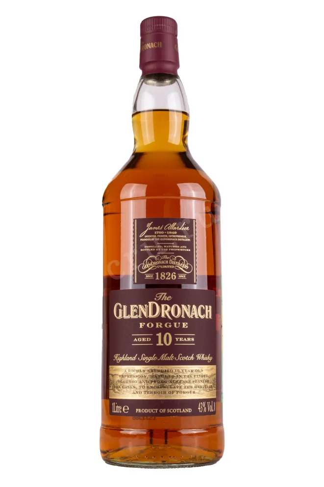 Бутылка Glendronach Forgue 10 years old in tube 0.7 л