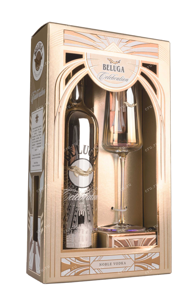 Подарочная коробка Beluga Noble Celebration gift set with wineglass 0.7 л