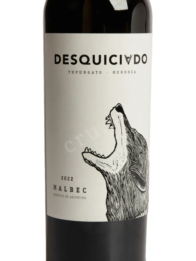 Этикетка Desquiciado Malbec 2022 0.75 л