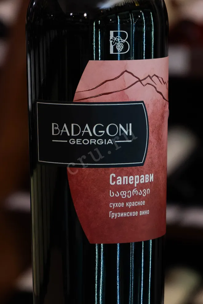В магазине Крю Профи Badagoni Saperavi 2024 0.75 л