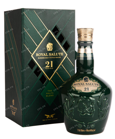 Виски Chivas Regal Royal Salute 21 years The Malts Blend gift box  0.7 л