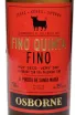 Этикетка Osborne Fino Quinta 2019 0.75 л
