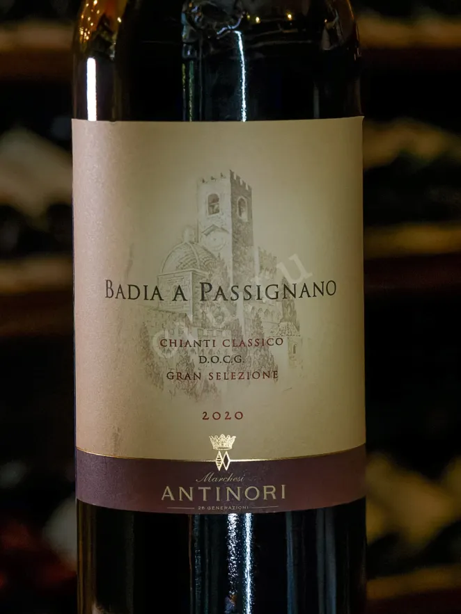 В магазине Крю Профи Antinori Badia A Passignano Chianti Classico DOCG Gran Selezione 2020 0.75 л