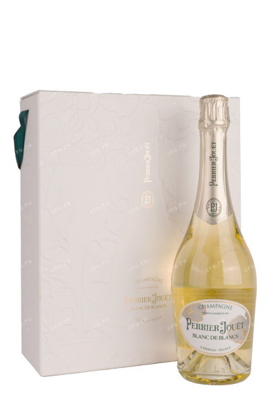 Шампанское Perrier-Jouet Blanc de Blanc in giftset with 2 glasses  0.75 л