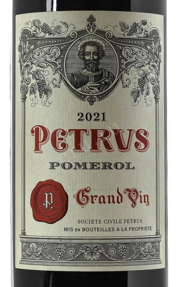 Этикетка Petrus Pomerol AOC 2021 0.75 л