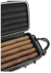 Humidor Aficionado Travel Cigar Safe Black 5 Cigars