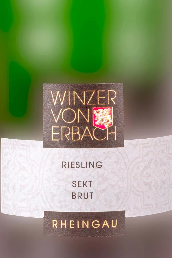Этикетка Winzer von Erbach Brut 2021 0.75 л