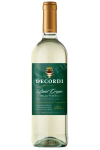 Вино Pinot Grigio Decordi Delle Venezie IGT 2024 0.75 л