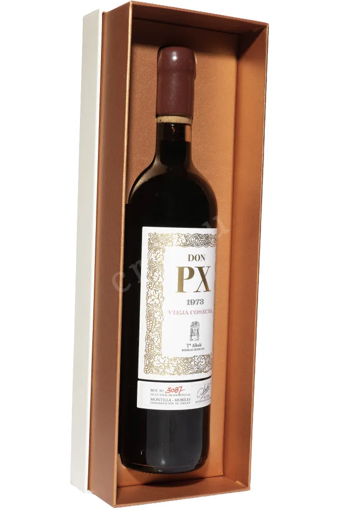 В подарочной коробке Toro Albala Don PX Vieja Cosecha 1973 0.75 л