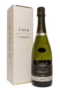 Игристое вино Vinart Brut Cava in gift box 2022 0.75 л