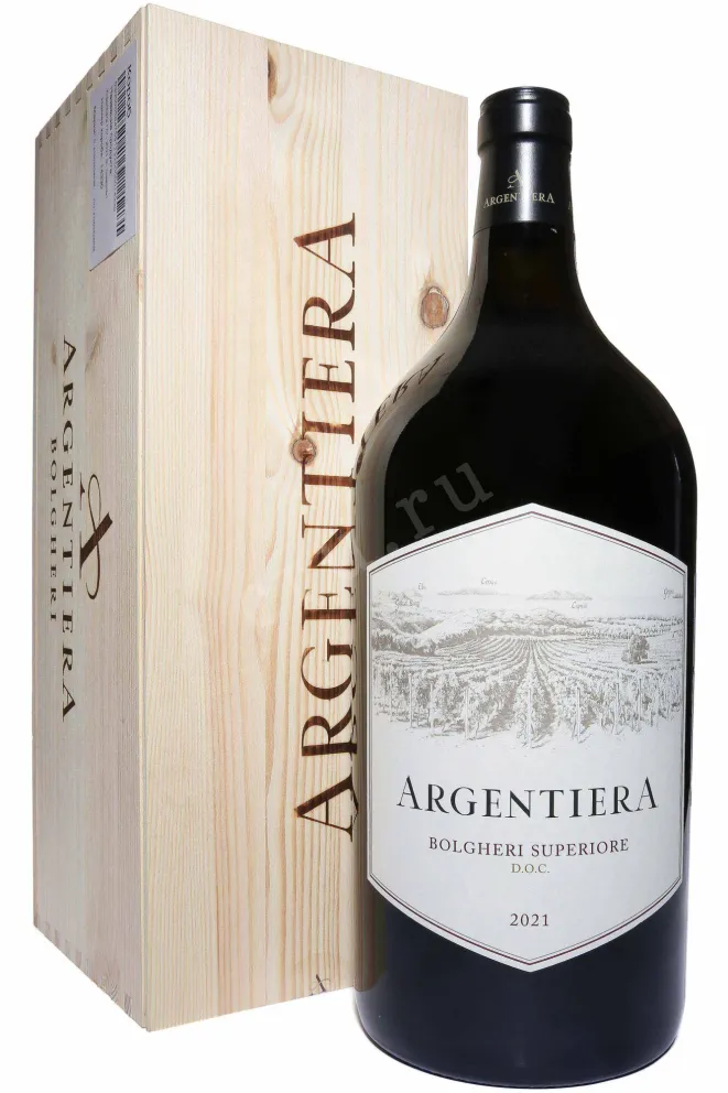 Вино Argentiera Bolgheri Superiore DOC in gift box 2121 3 л