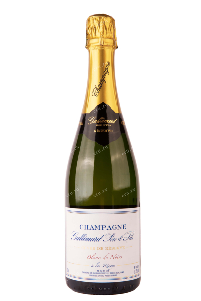 Шампанское Gallimard Pere et Fils Cuvee de Reserve  0.75 л