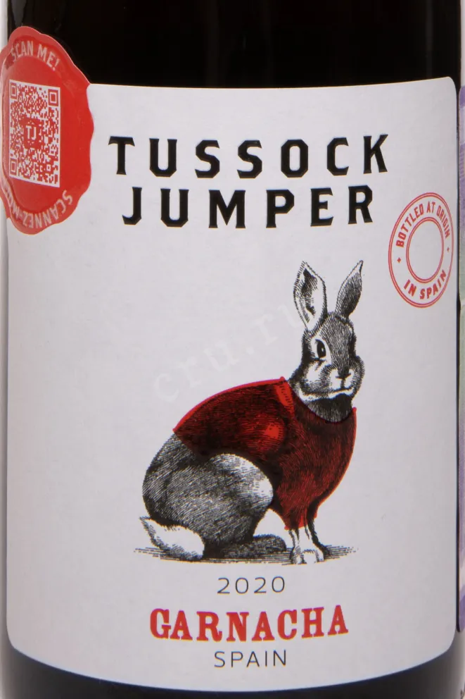 Этикетка Tussock Jumper Garnacha 2020 0.75 л